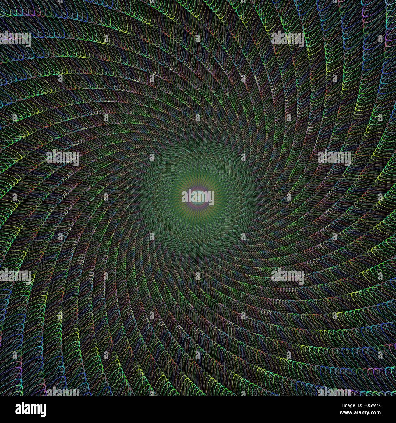 Colorful spiral fractal design background Stock Vector Image & Art - Alamy