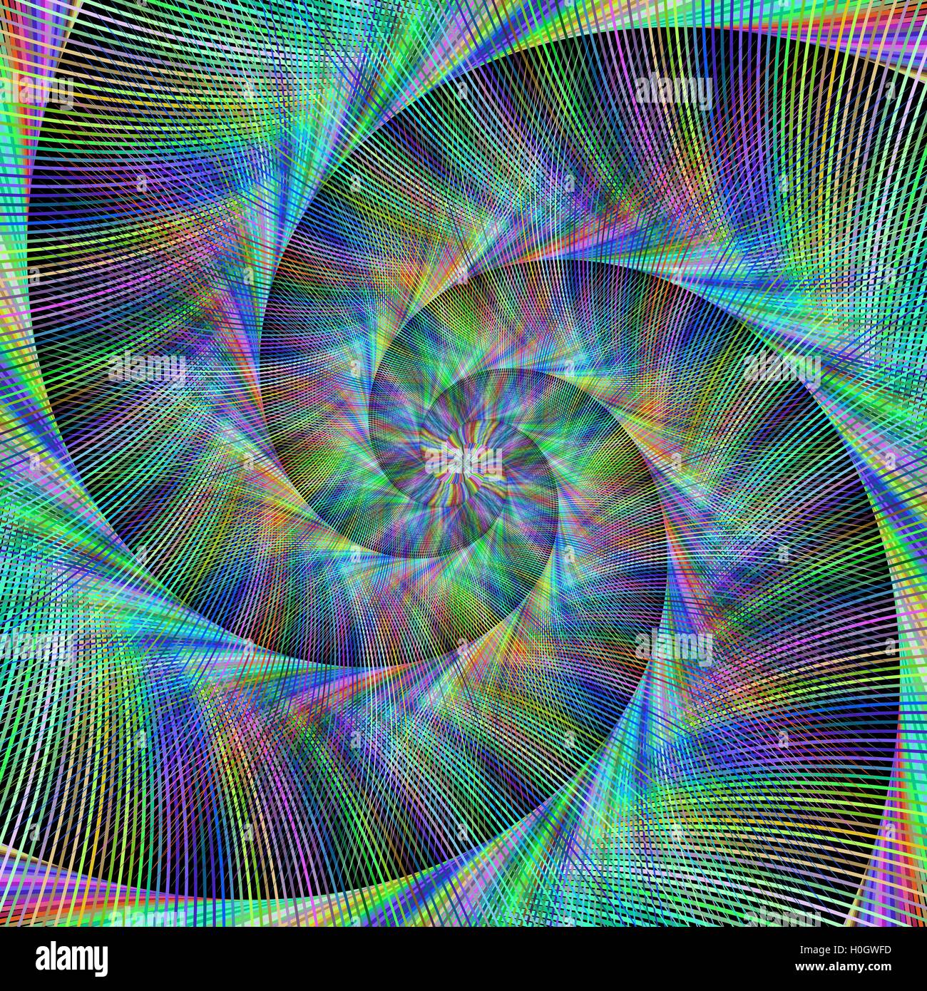 Computer generated spiral fractal background Stock Vector Image & Art ...