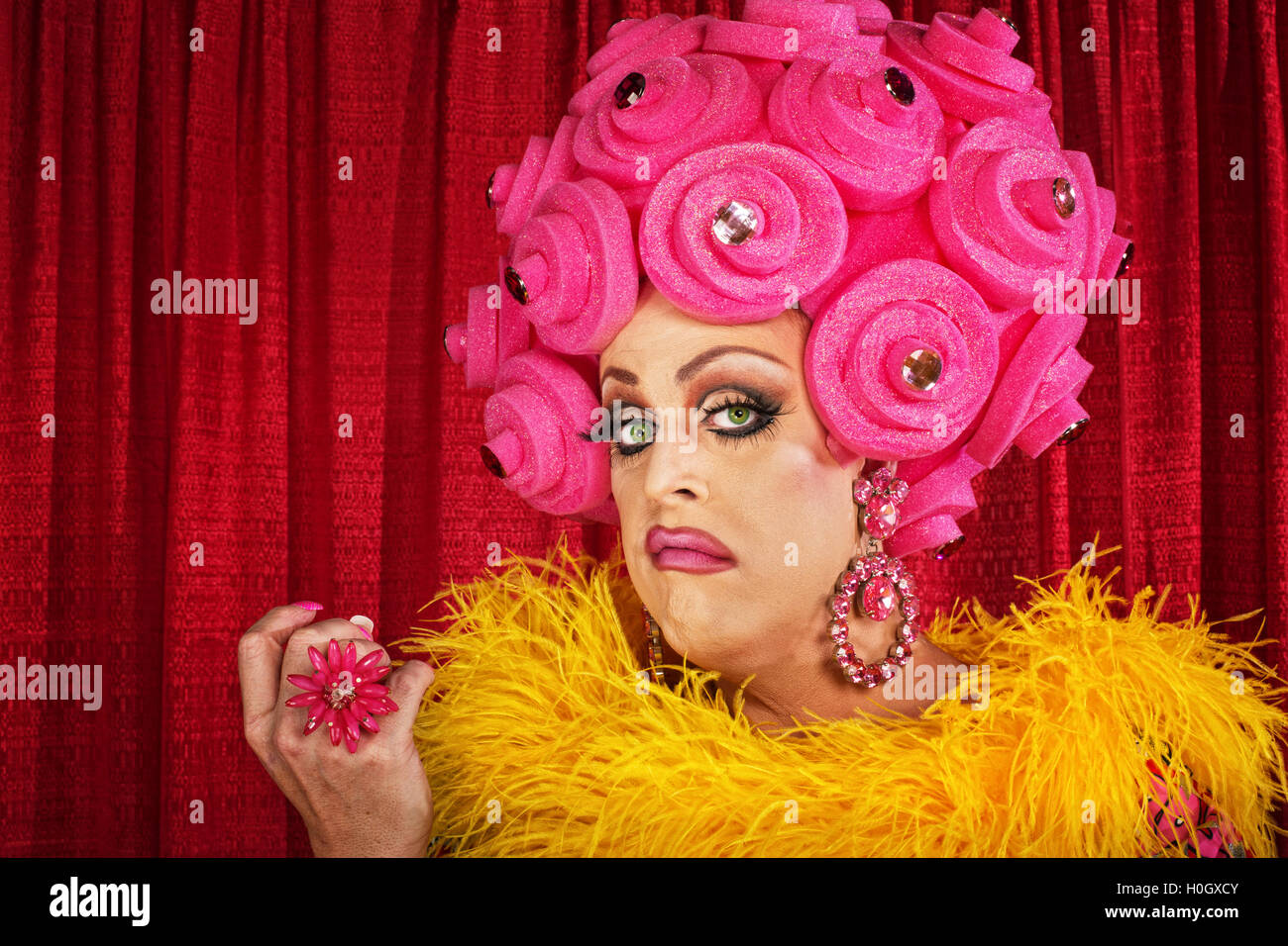 Conceited Drag Queen Stock Photo Alamy