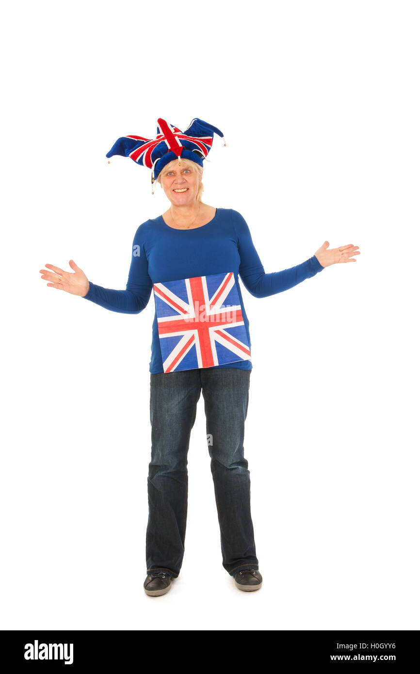 Brittain sports fan Stock Photo