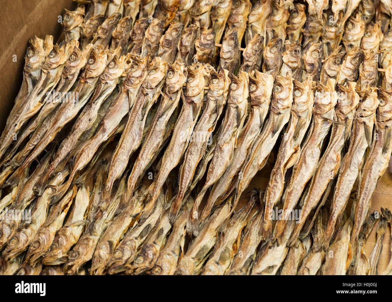 Traditional salty fish Stock Photo Alamy