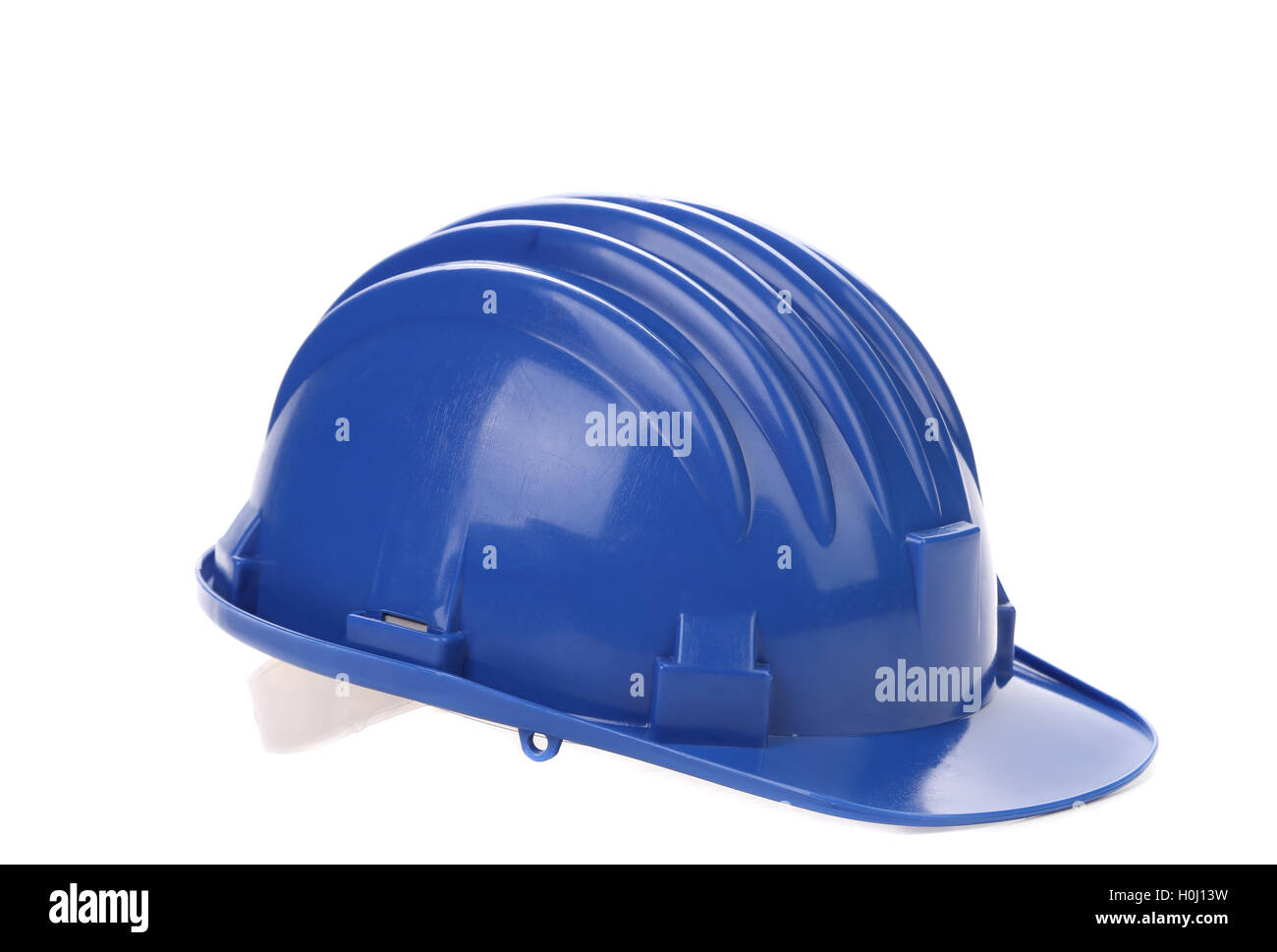 Blue hard hat Stock Photo Alamy