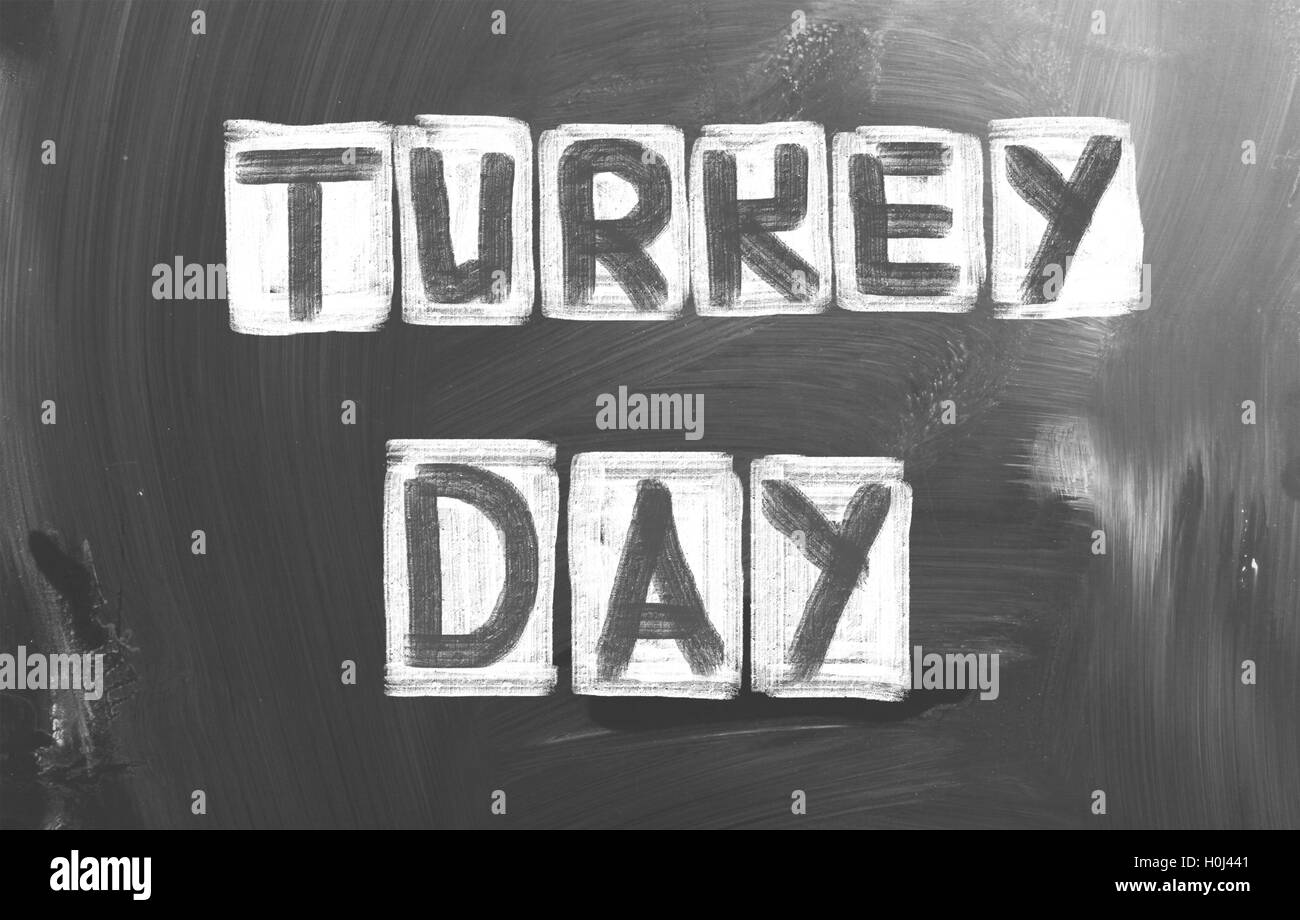 Turkey Day Concept Stock Photo