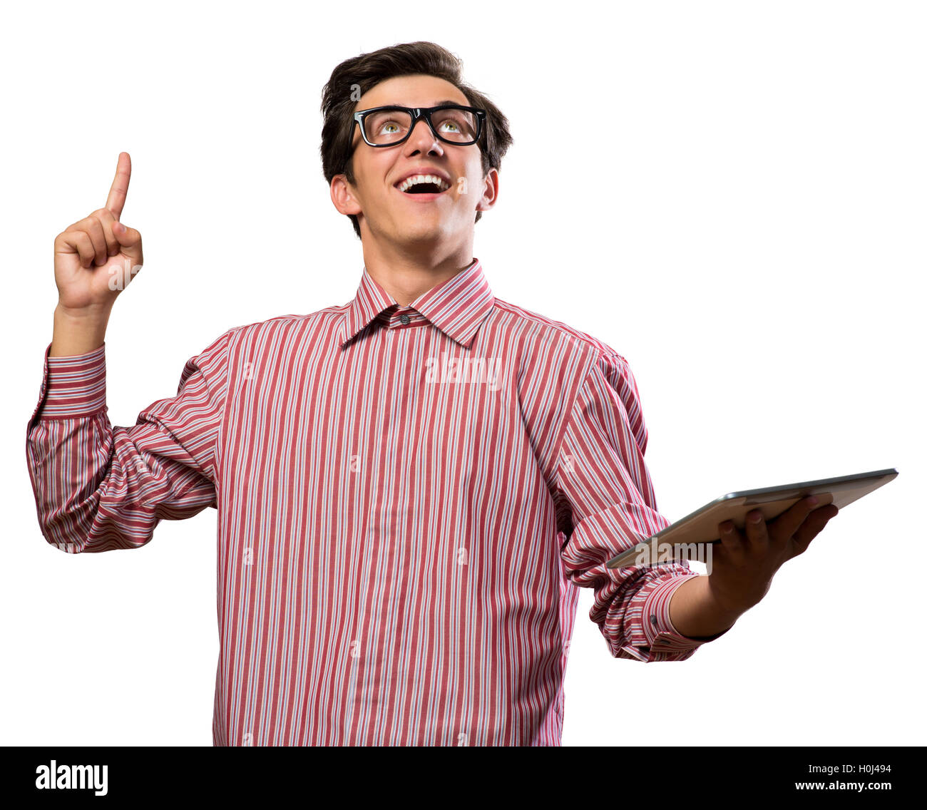 Index finger raised hi-res stock photography and images - Alamy