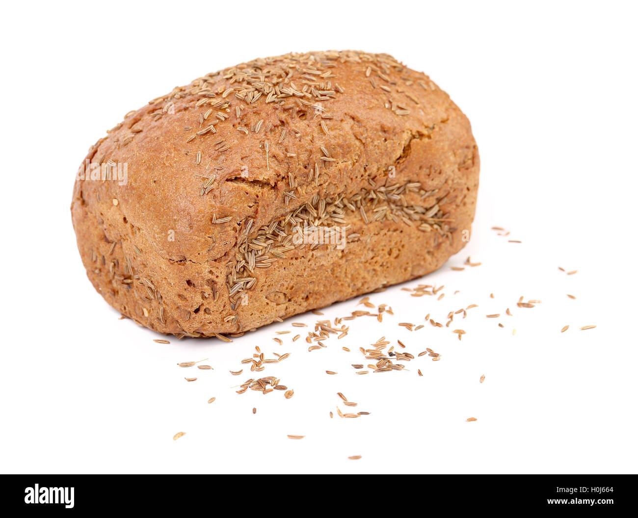 Rye bread with caraway seed Stock Photo Alamy