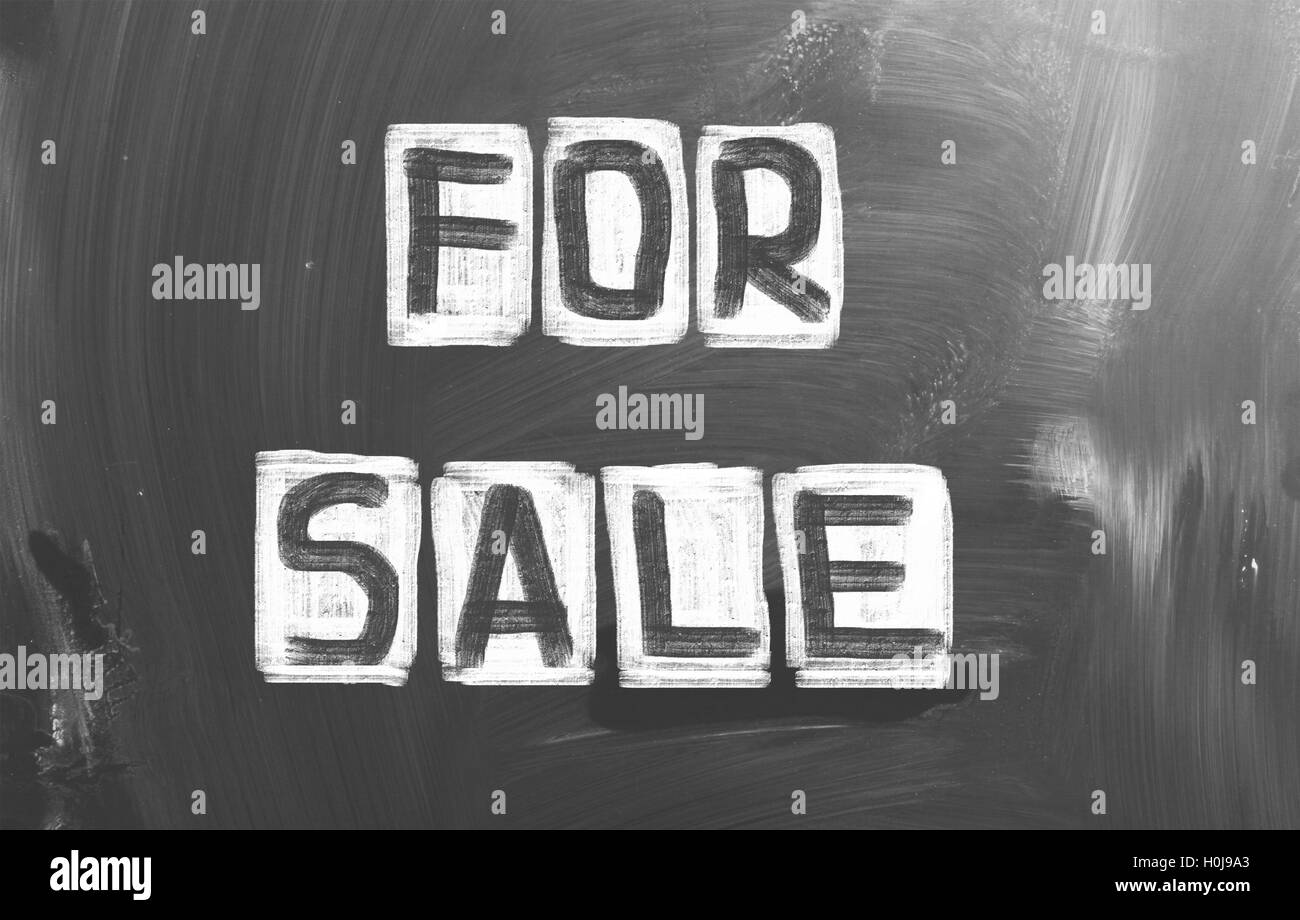 For Sale Concept Stock Photo - Alamy