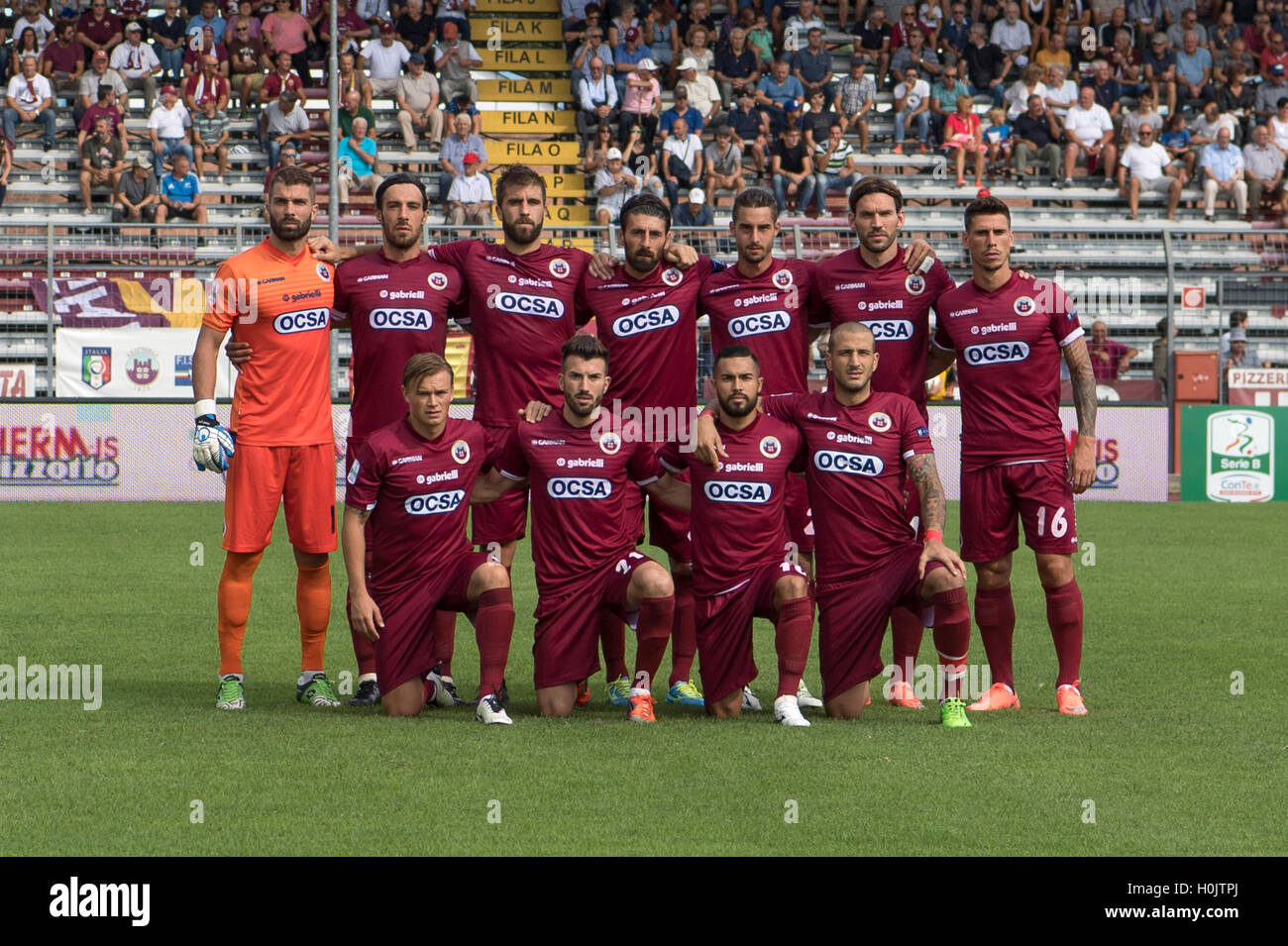 Cittadella, Italy. 17th Sep, 2016. Cittadella team group lineup