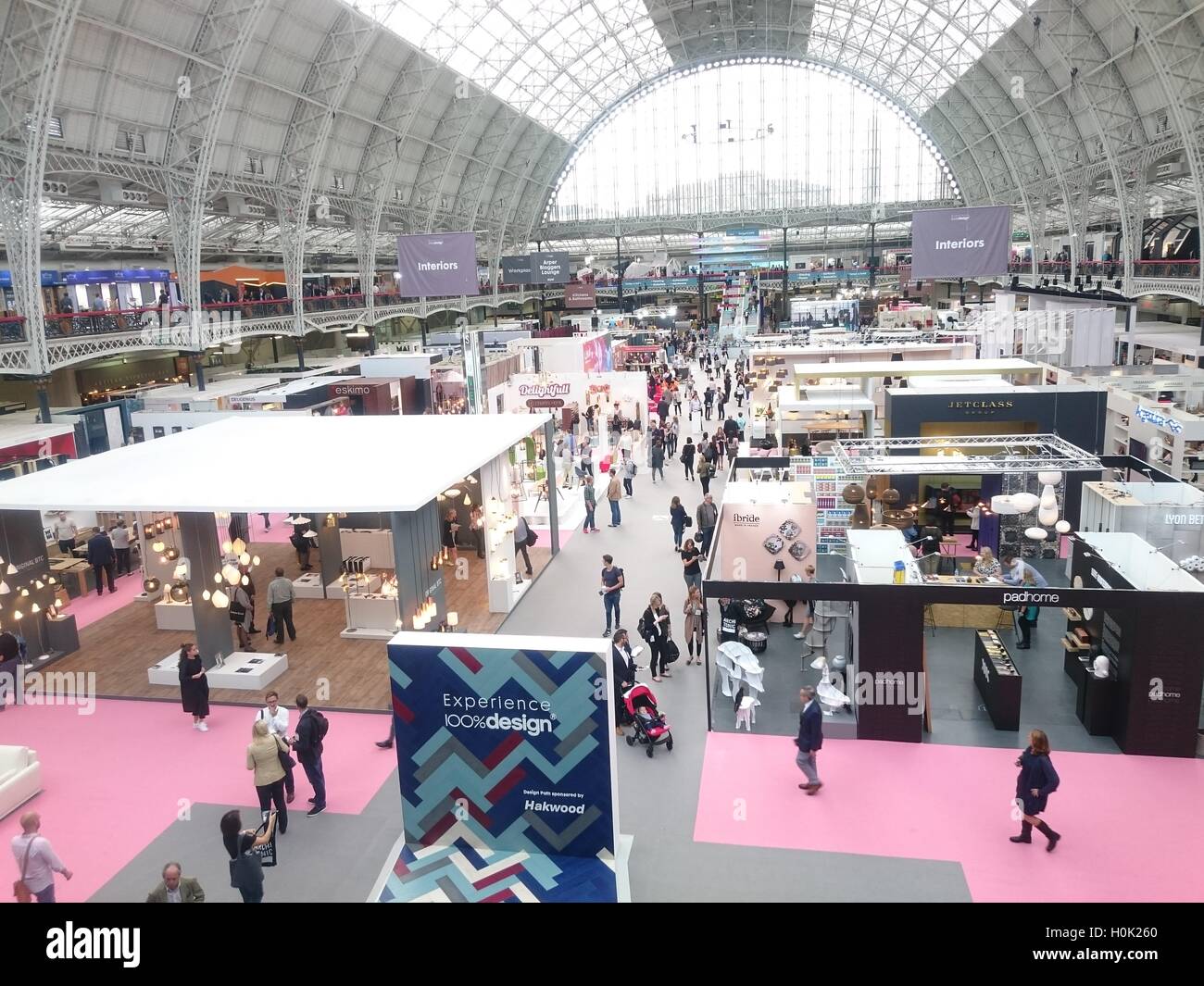 100 Design show opens its doors at Kensington Olympia, London, UK