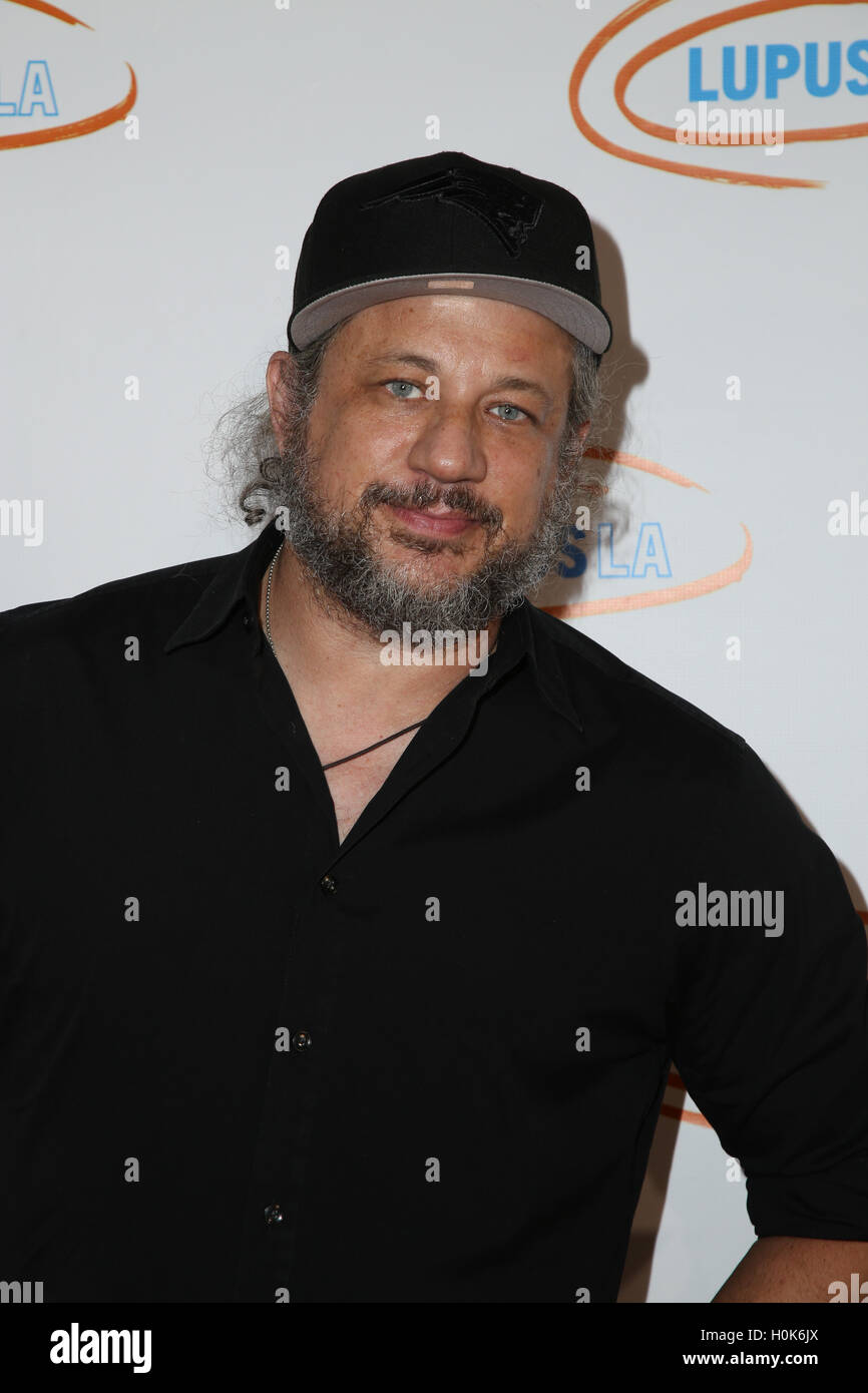 Hollywood, California, USA. 21st September, 2016. Joseph D. Reitman, Jose Reitman attends the Get Lucky for Lupus LA Celebrity Poker Tournament at Avalon on September 21, 2016 in Los Angeles, California. (Credit: Parisa Afsahi/MediaPunch) Credit:  MediaPunch Inc/Alamy Live News Stock Photo