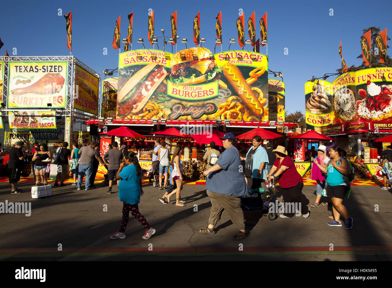 Food stand, 2016 Los Angeles County Fair, Pomona Fairplex, Pomona