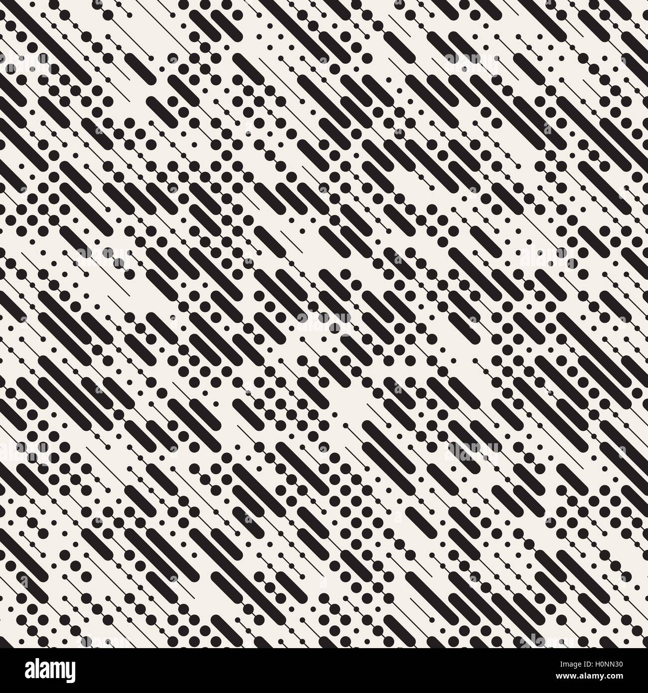 Vector Seamless Black and White Irregular Diagonal Dash Lines Pattern ...