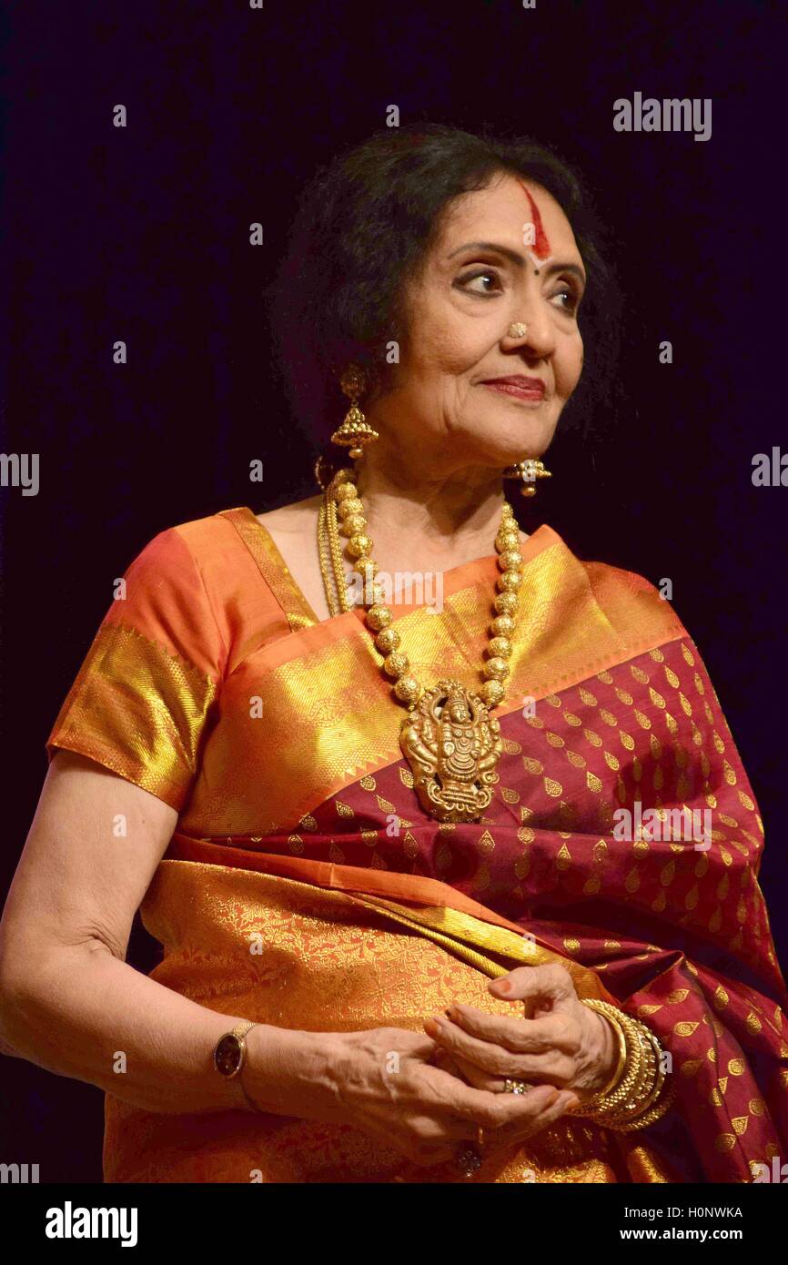 Bollywood actor and Carnatic singer Vyjayanthimala during M S ...