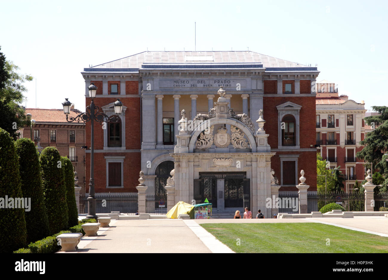 Museo del Prado Madrid Spain Stock Photo