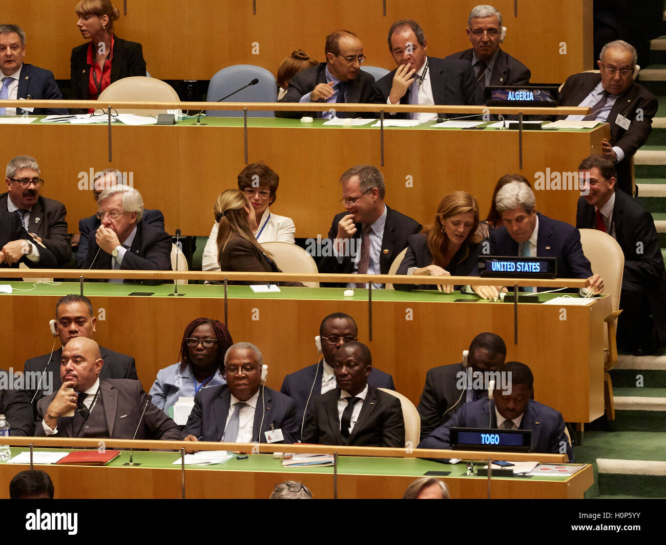 New York, United States. 20th Sep, 2016. United Nations Headquarters