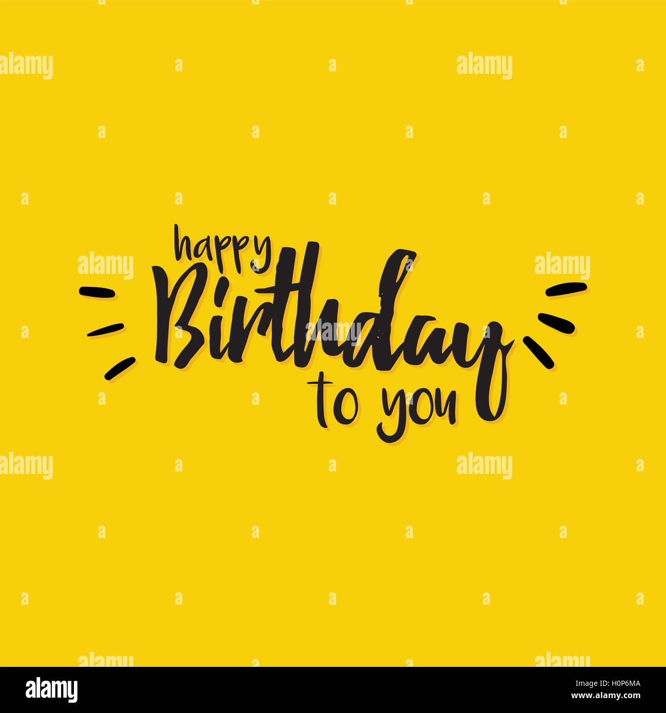 Happy Birthday label Stock Vector Image & Art Alamy