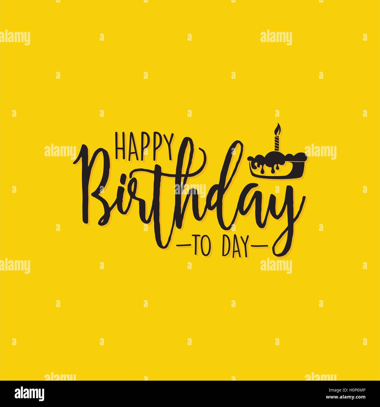 Happy Birthday label Stock Vector Image & Art Alamy