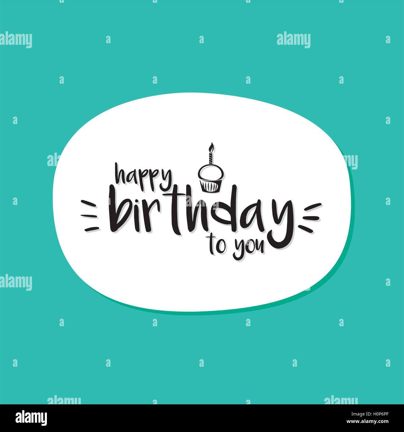 Happy Birthday label Stock Vector Image & Art Alamy