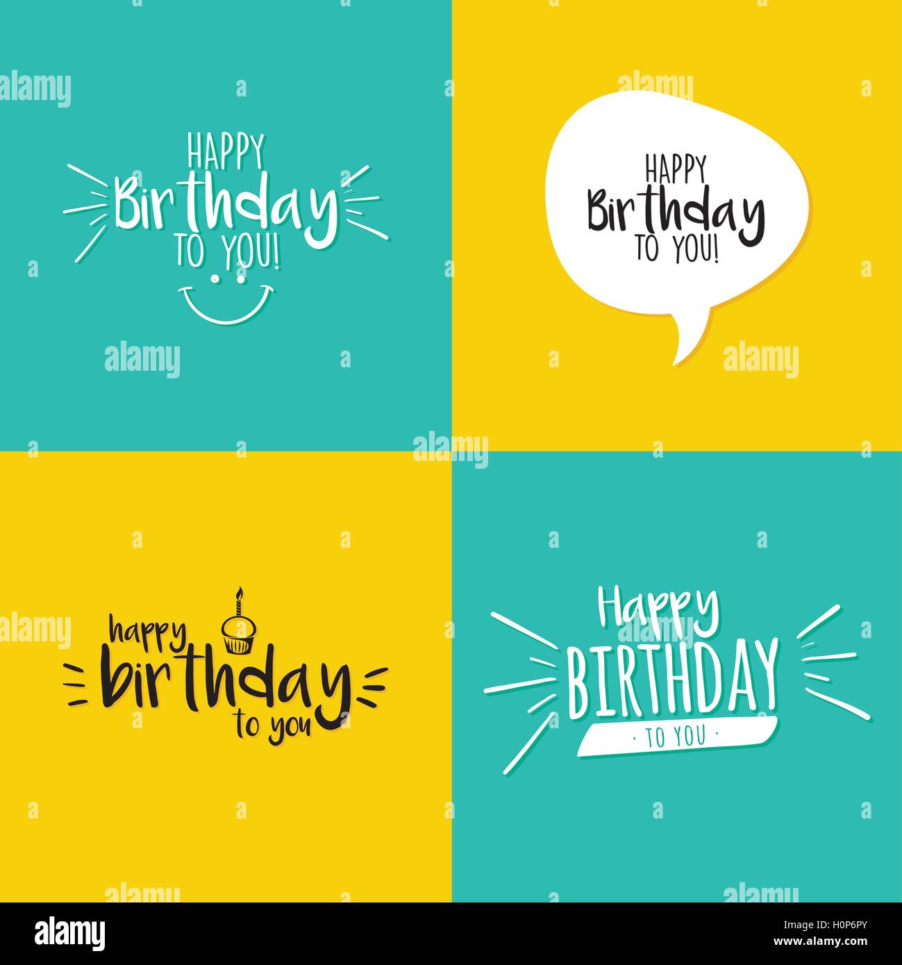 Py Birthday Happy Birthday label Stock Vector Image & Art - Alamy