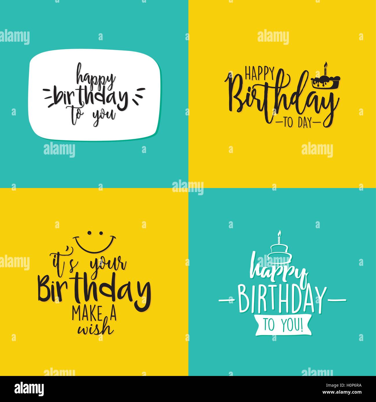 Happy Birthday label Stock Vector Image & Art Alamy
