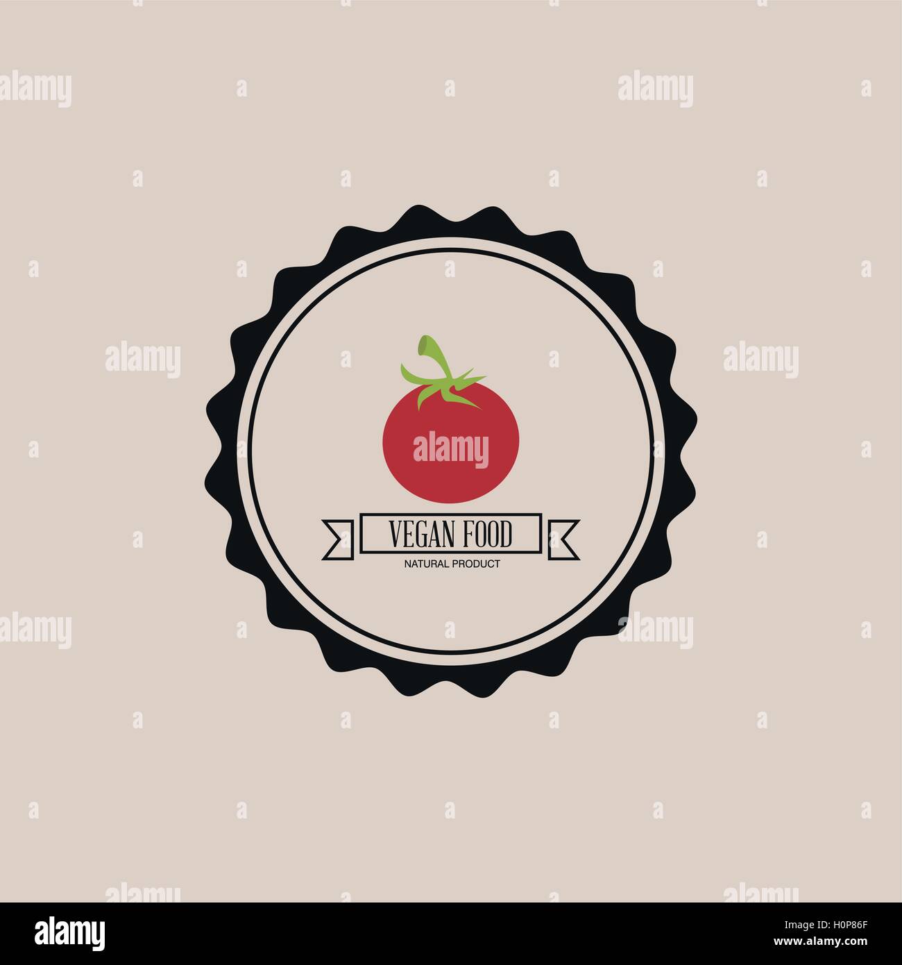 Organic Food Label Stock Vector Image & Art - Alamy