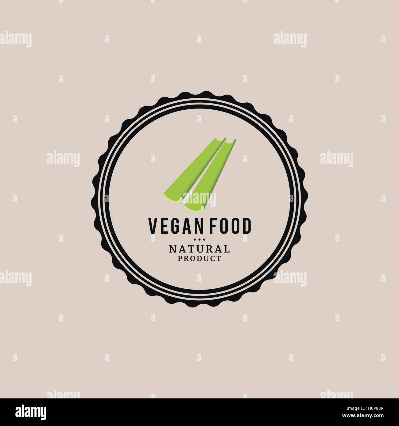 Organic Food Label Stock Vector Image & Art - Alamy