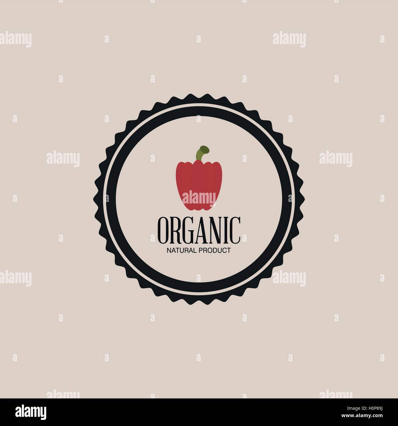 Organic Food Label Stock Vector Image & Art - Alamy