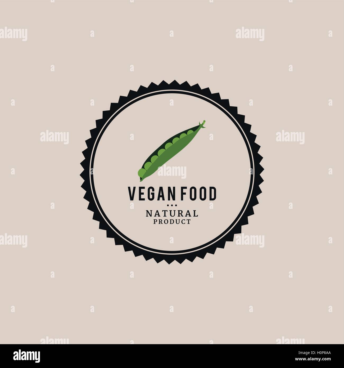 Organic Food Label Stock Vector Image & Art - Alamy