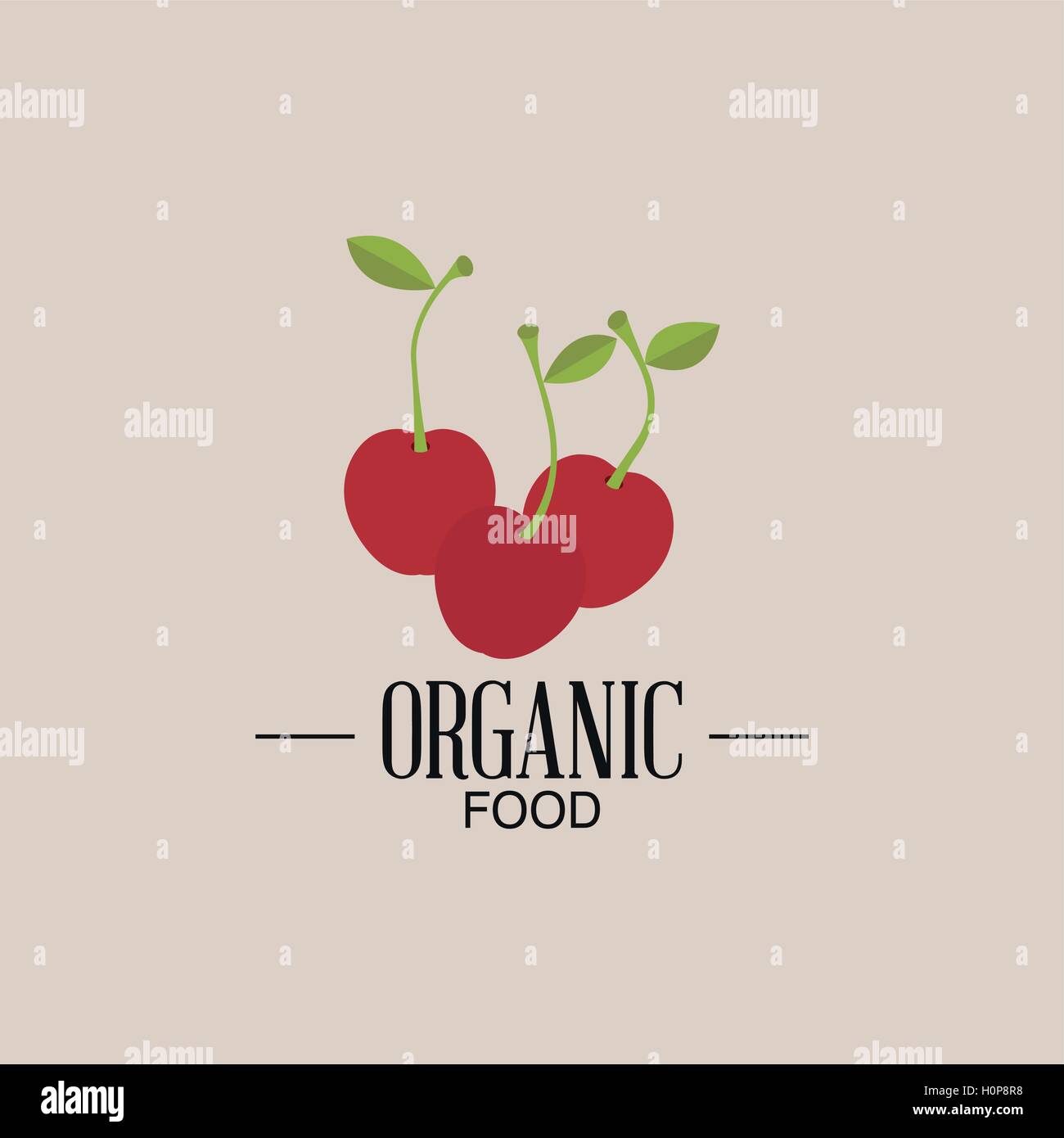 Organic Food Label Stock Vector Image & Art - Alamy