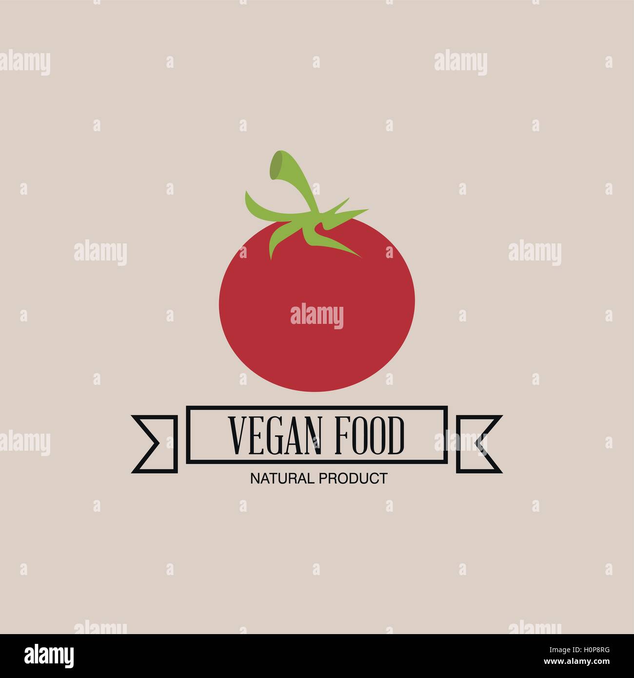 Organic Food Label Stock Vector Image & Art - Alamy