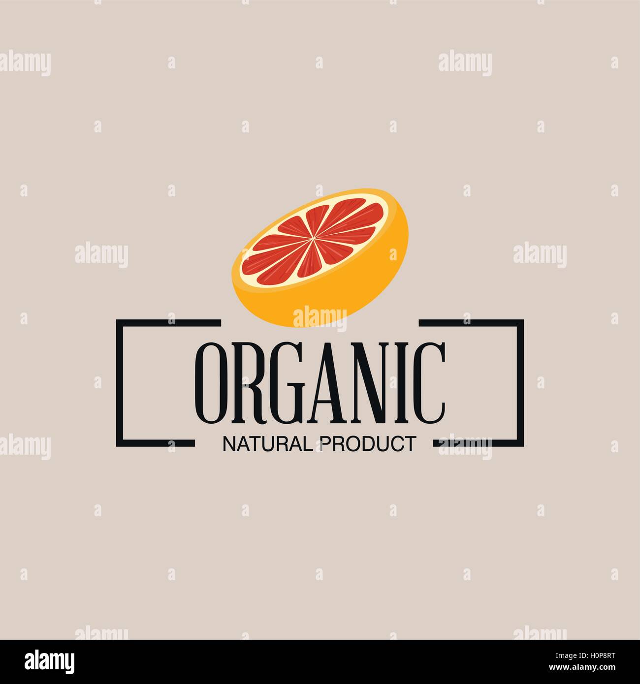 Organic Food Label Stock Vector Image & Art - Alamy