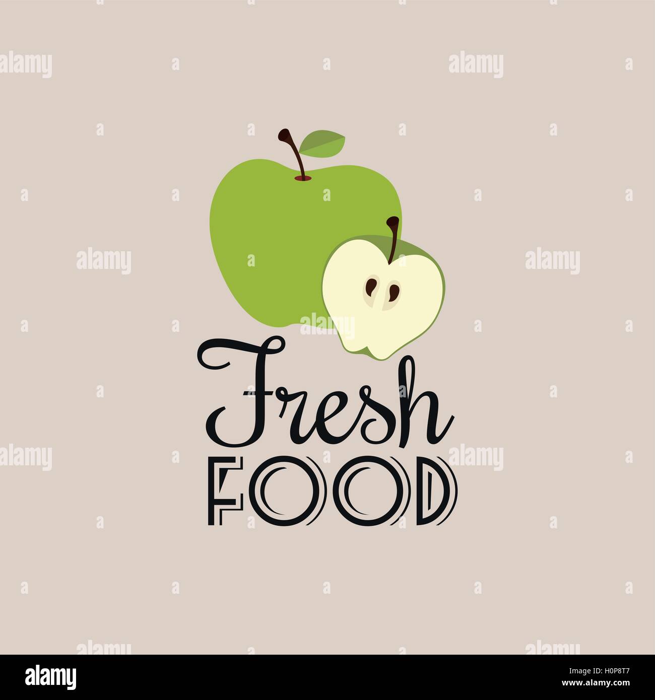 Organic Food Label Stock Vector Image & Art - Alamy