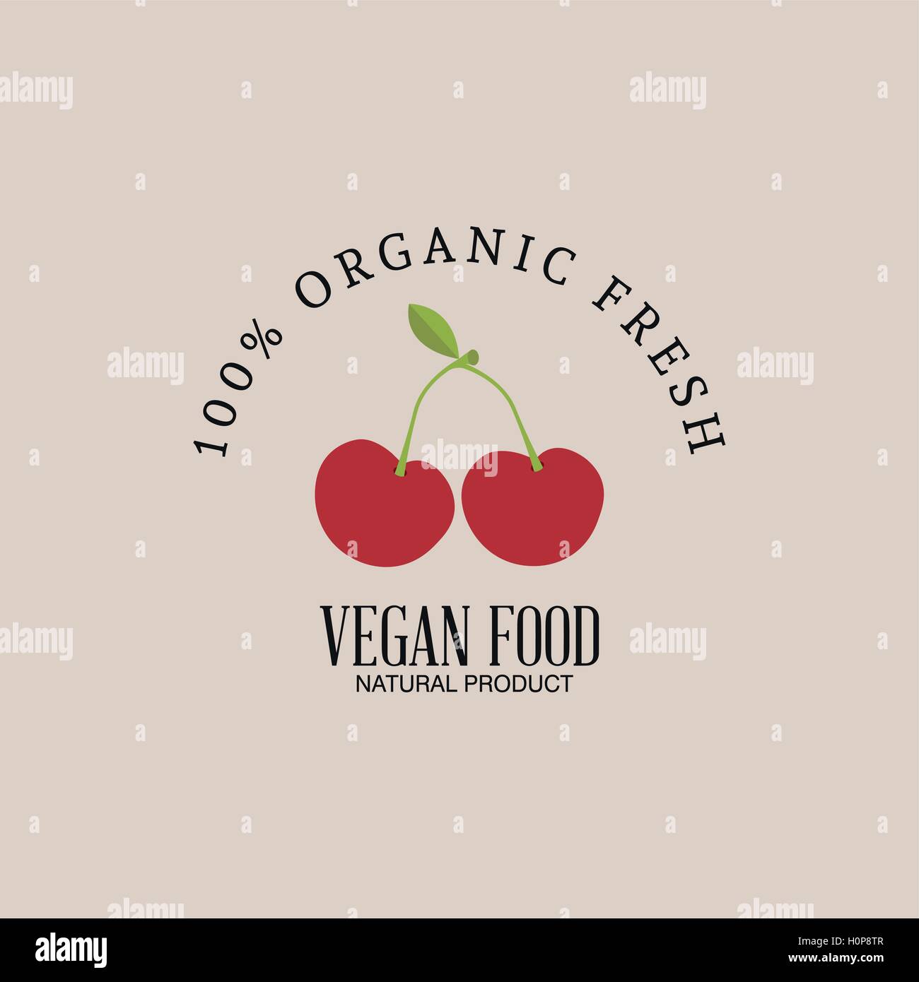 Organic Food Label Stock Vector Image & Art - Alamy