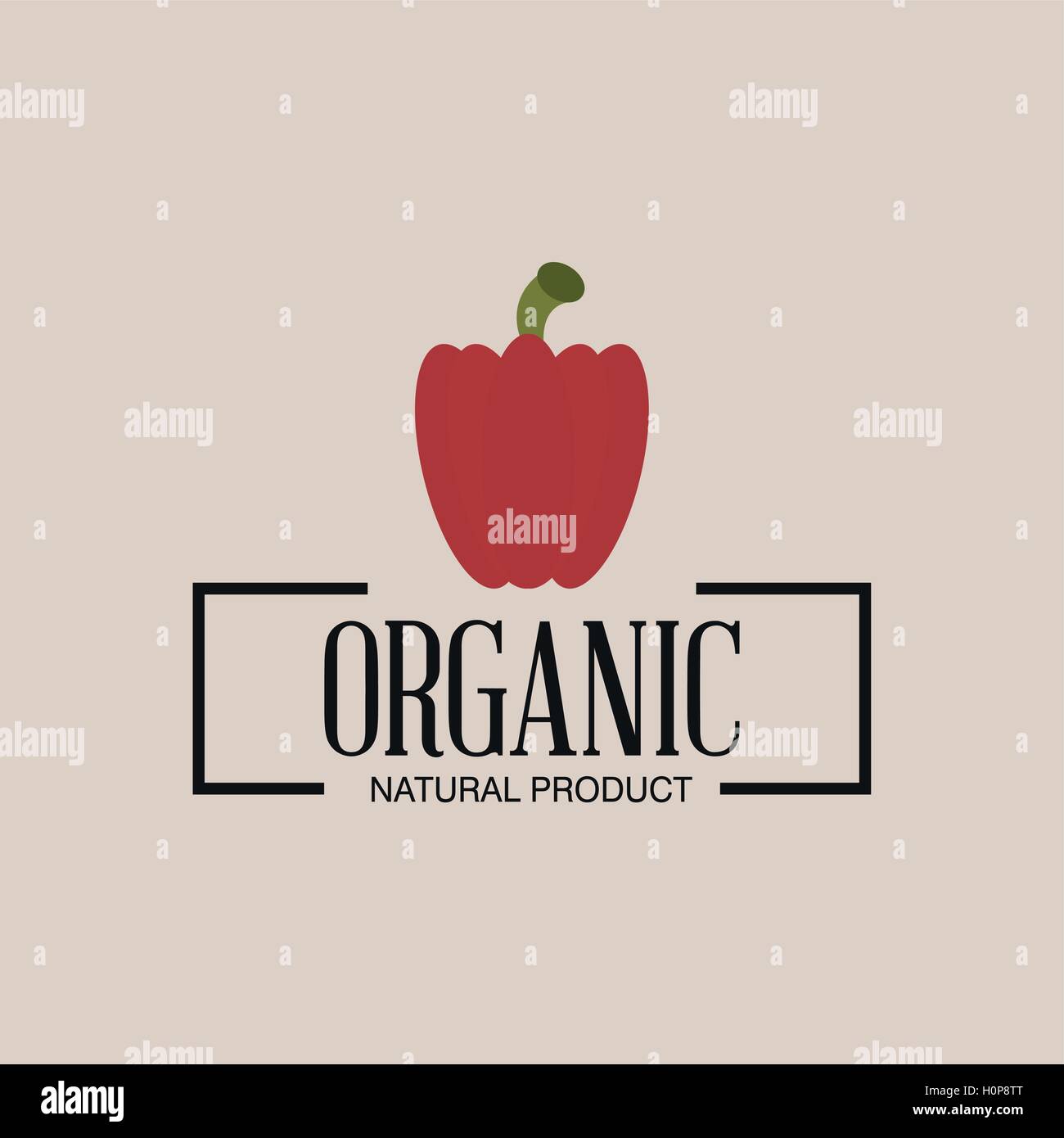 Organic Food Label Stock Vector Image & Art - Alamy