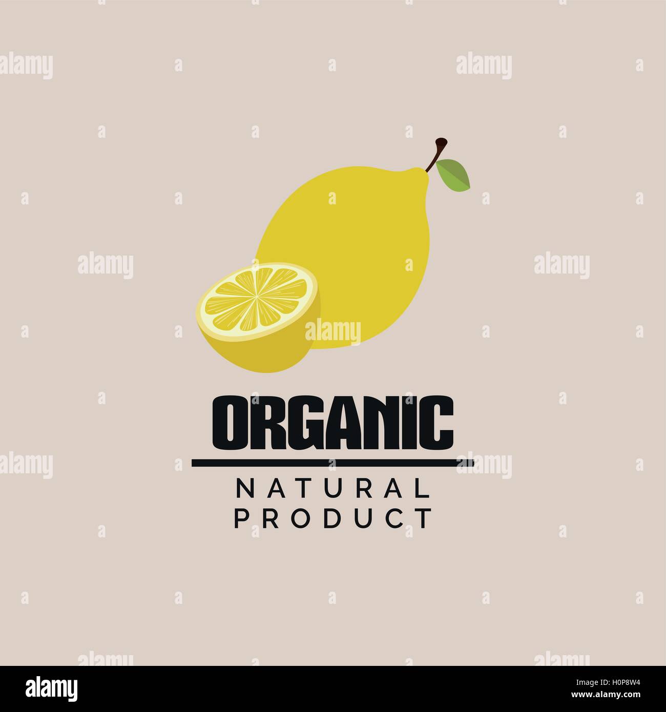 Organic Food Label Stock Vector Image & Art - Alamy