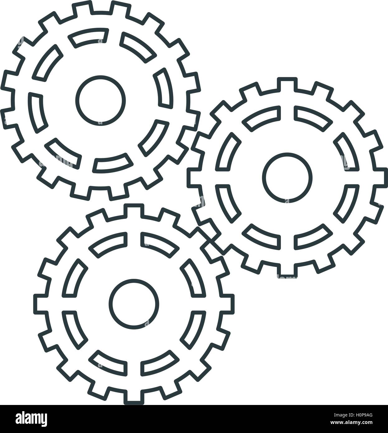 Gears of Under construction concept Stock Vector Image & Art - Alamy