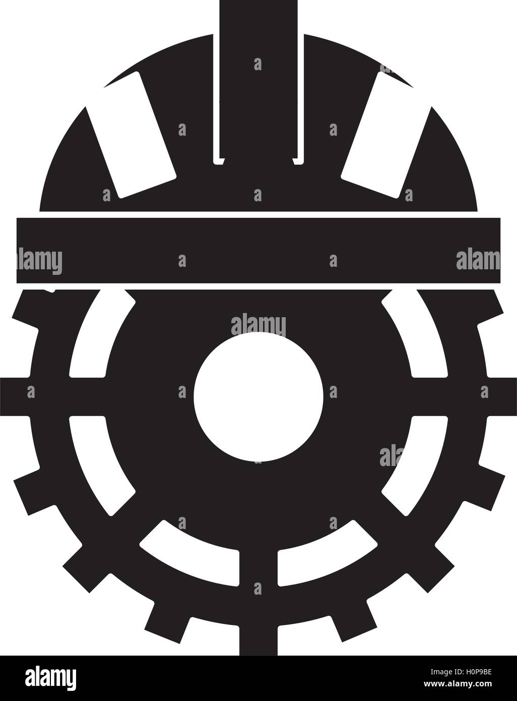 Gear and helmet of Under construction concept Stock Vector Image & Art ...