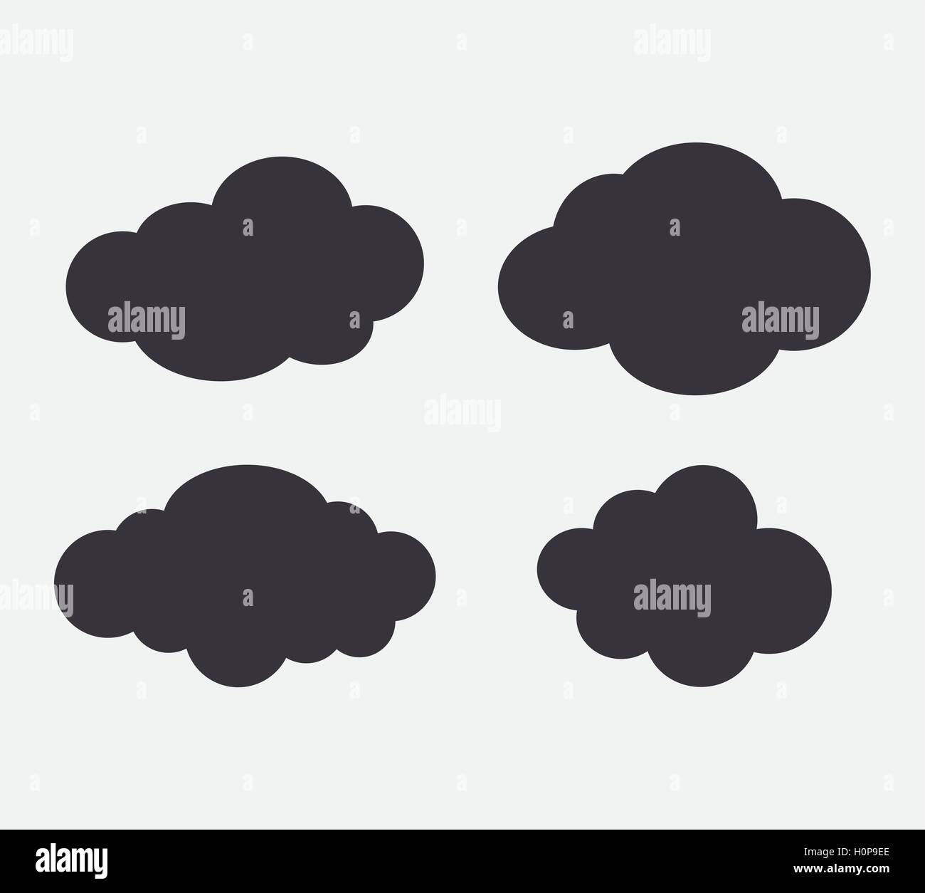 Isolated design of clouds icon set Stock Vector Image & Art - Alamy