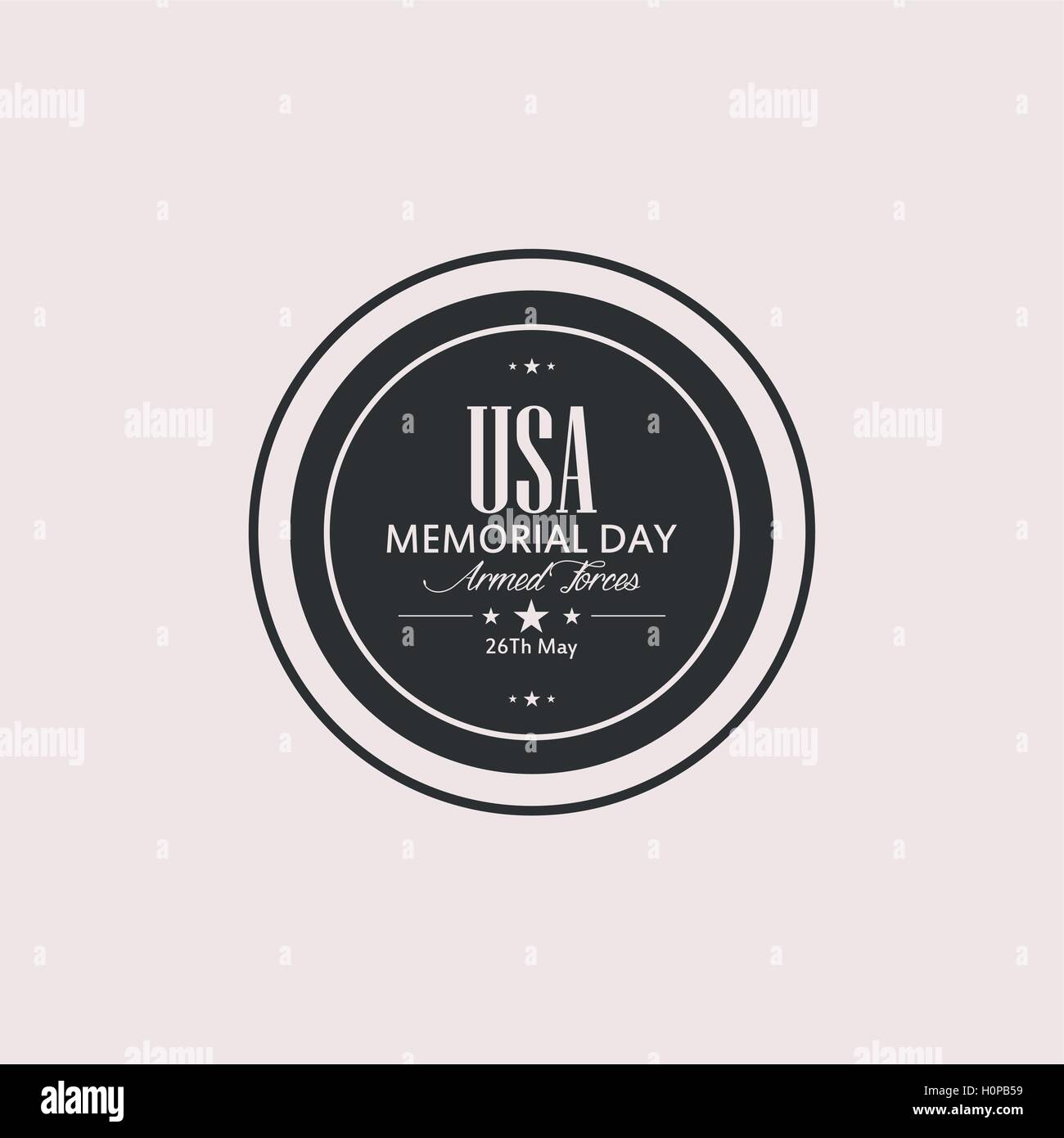 Memorial day service Stock Vector Images - Alamy