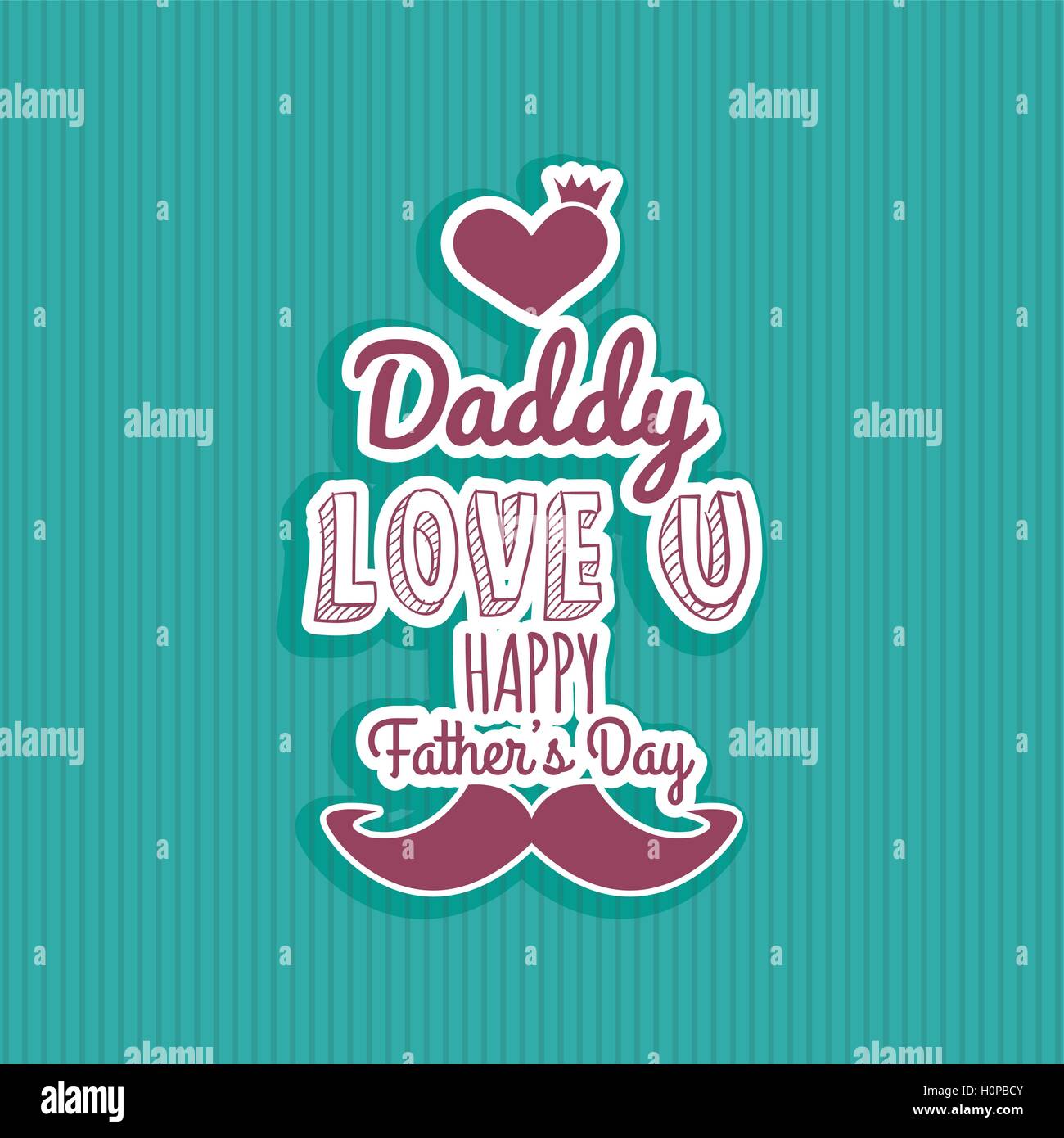 Happy Fathers Day Stock Vector Image And Art Alamy 