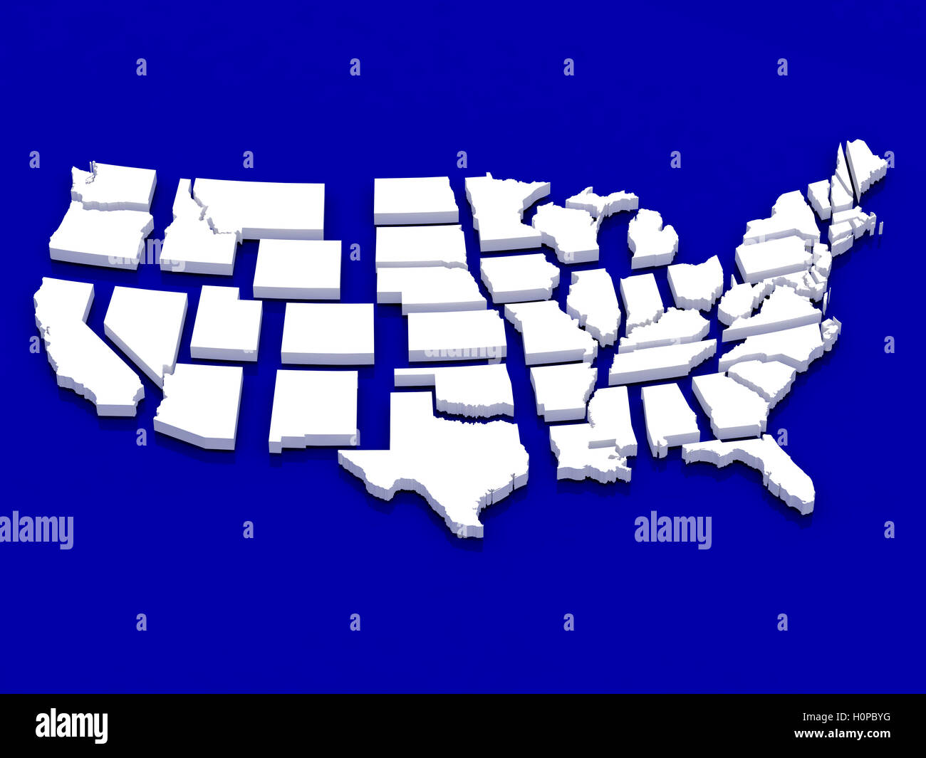 High Resolution Map Usa Hi Res Stock Photography And Images Alamy High Resolution Image White Map Usa 3d Illustration Over Blue Backgrounds H0PBYG 