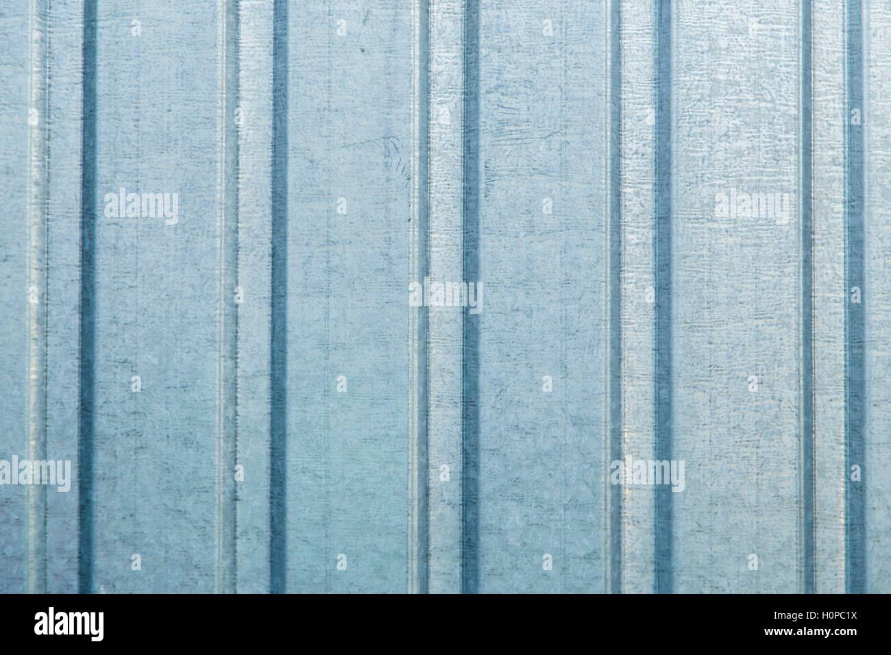 Corrugated metal sheet wall background texture Stock Photo