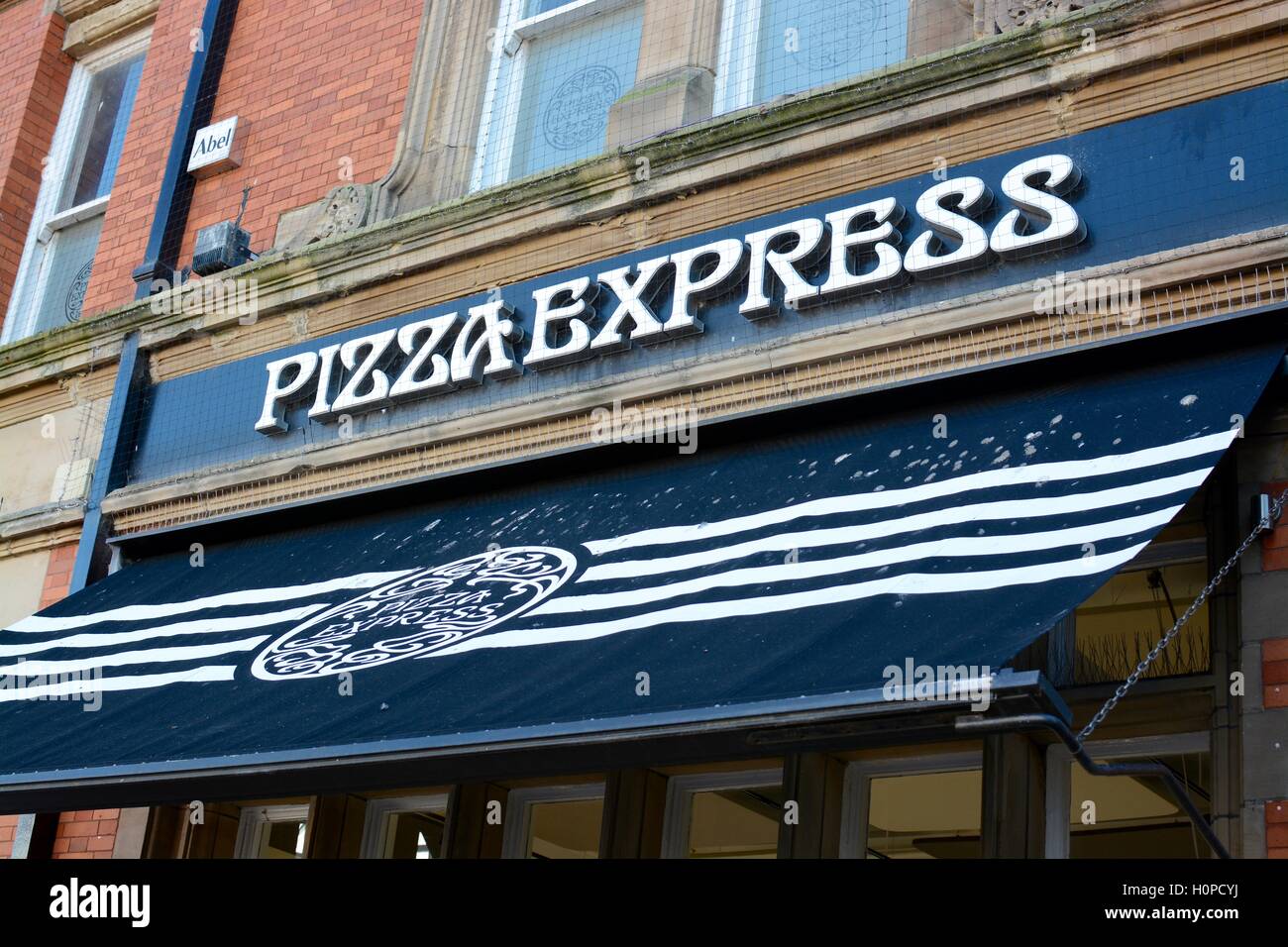 Shop front pizza express restaurant hires stock photography and images