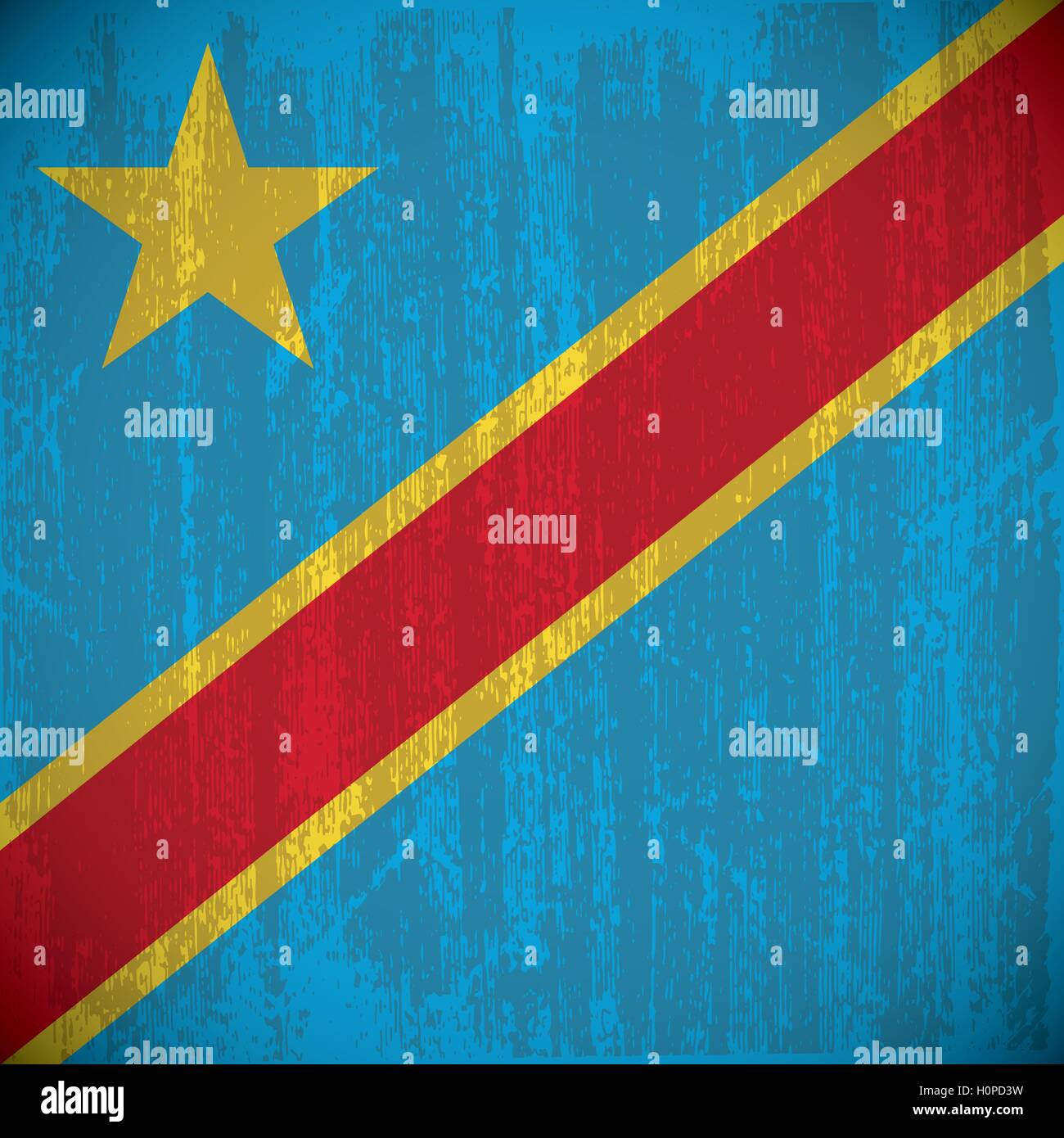 Democratic republic congo flag map Stock Vector Images - Alamy