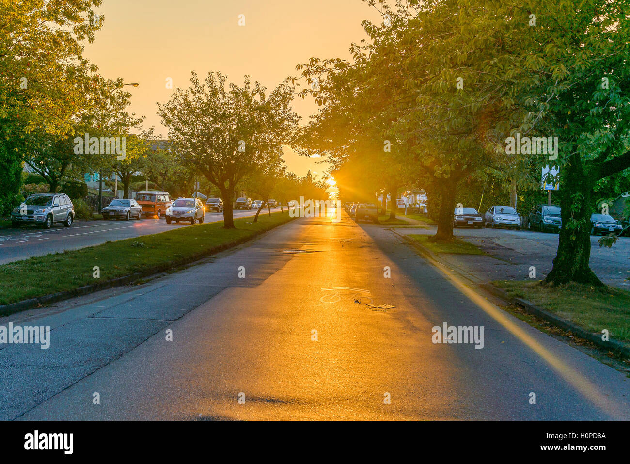 sunset Stock Photo