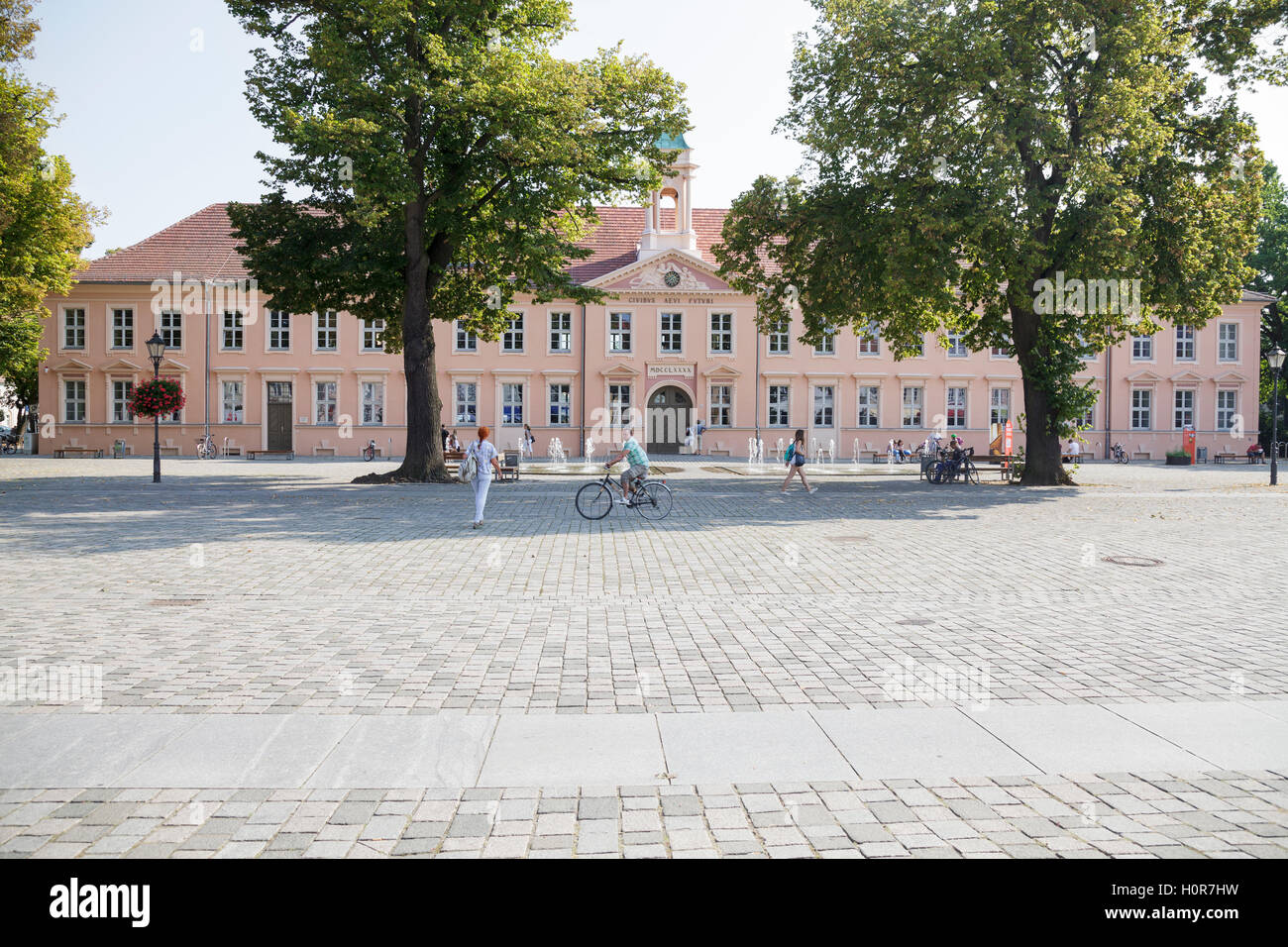 Altes Gymnasium, Neuruppin, Brandenburg, Germany Stock Photo