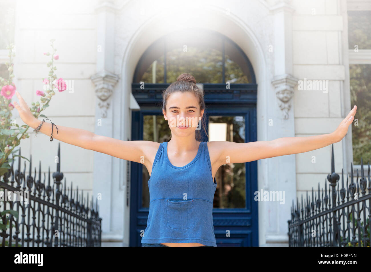 Girl woman stretching nn images 709