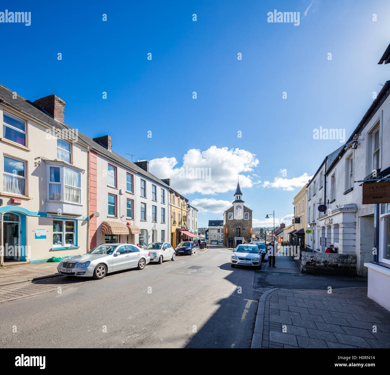 Narberth, Pembrokeshire, Wales, UK Stock Photo Alamy