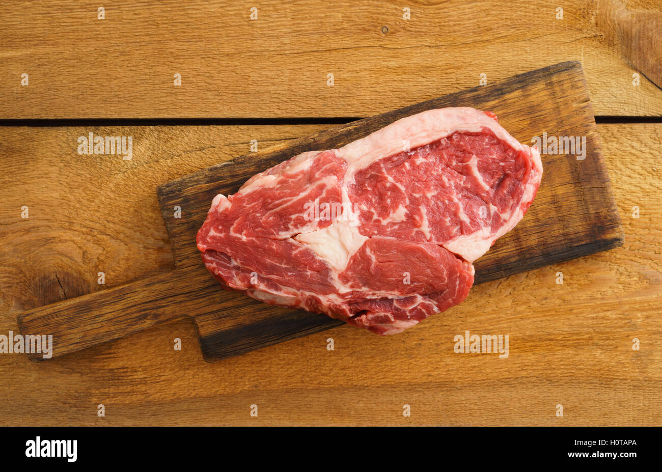 Rib eye steak Stock Photo Alamy