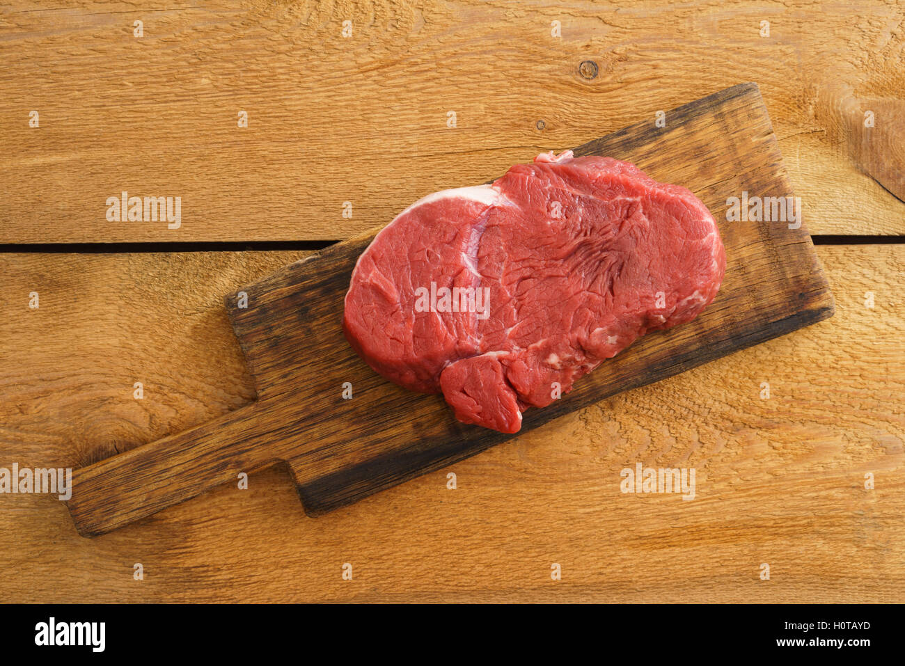 Uncooked fillet steak Stock Photo