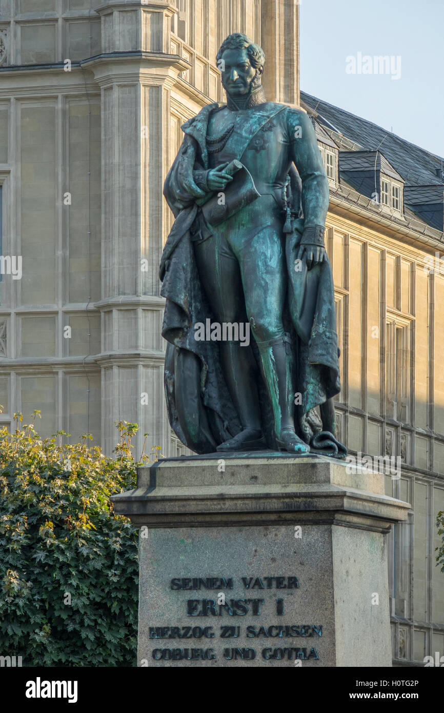 Germany, Bavaria, Coburg, Ernst I, Duke of Saxe-Coburg Gotha Stock Photo